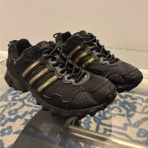 Adidas Trail Runners in Black and Gold